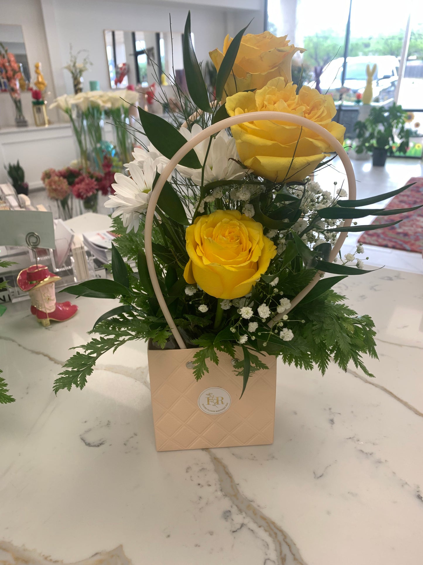SMALL BAG WITH ROSES