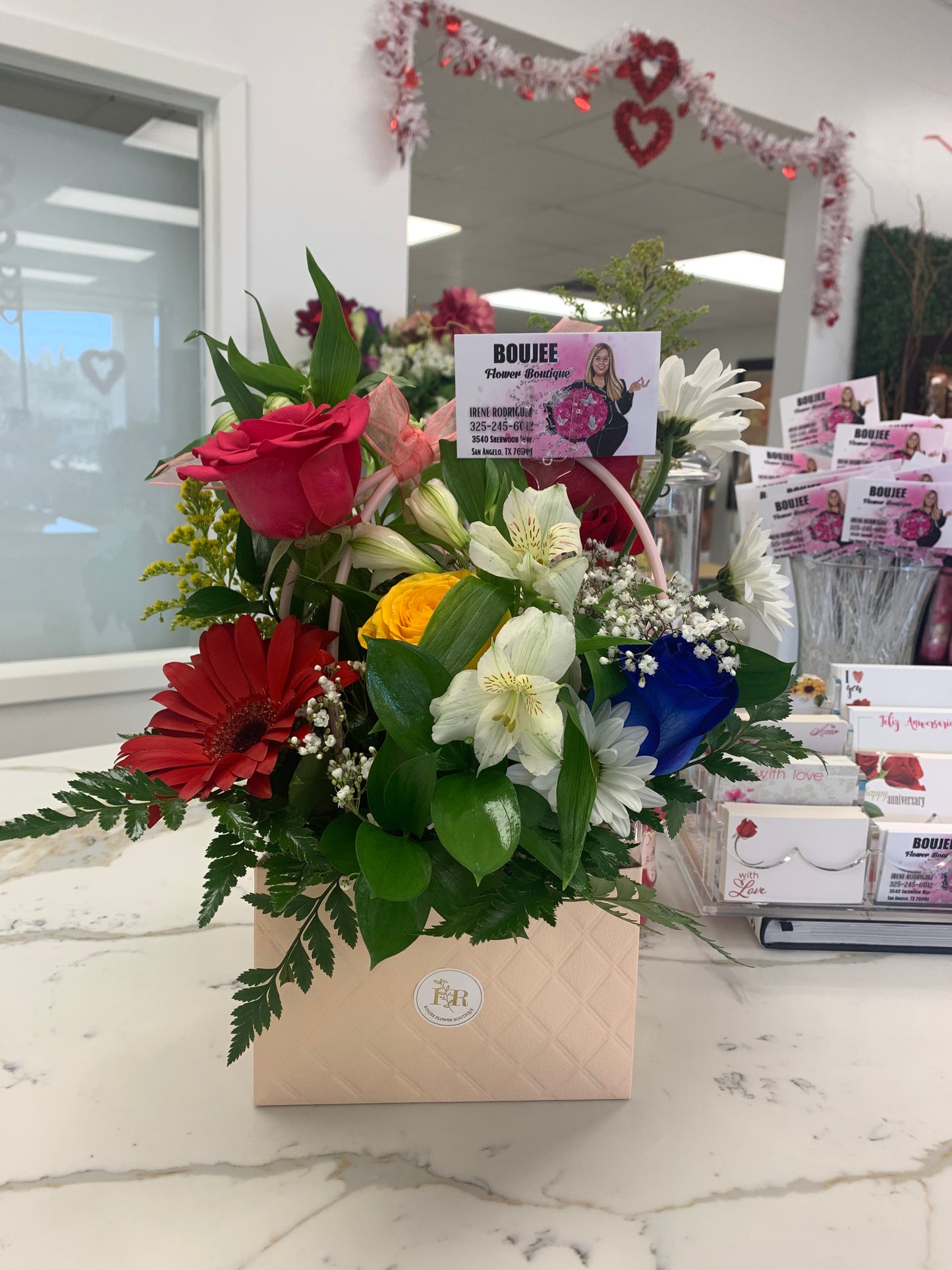 SMALL BAG WITH ROSES