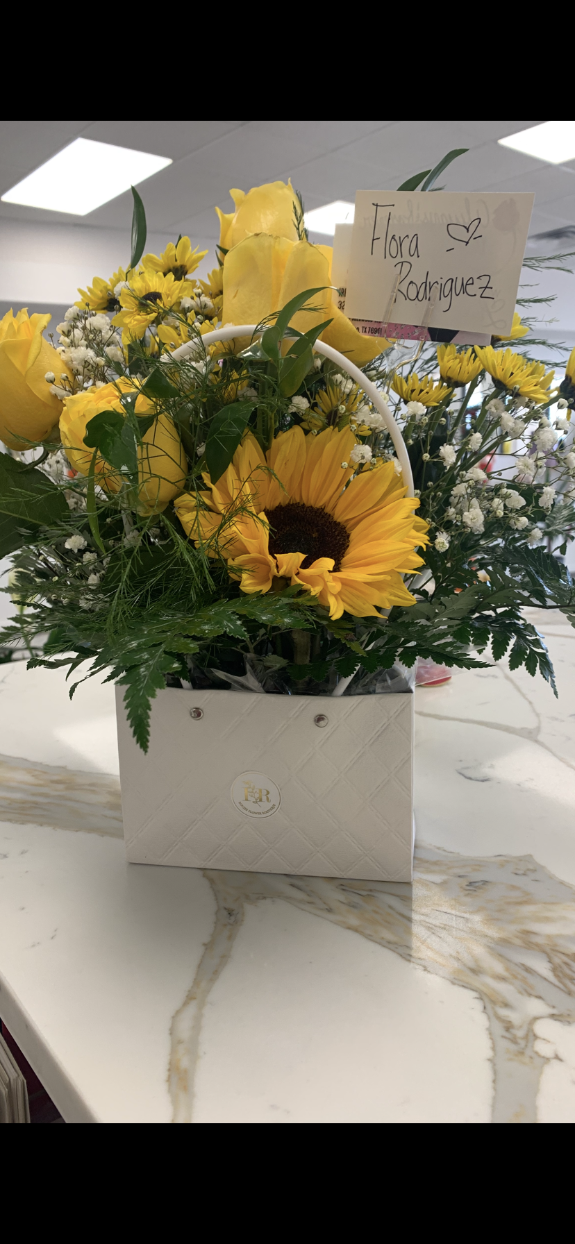 SMALL BAG WITH ROSES